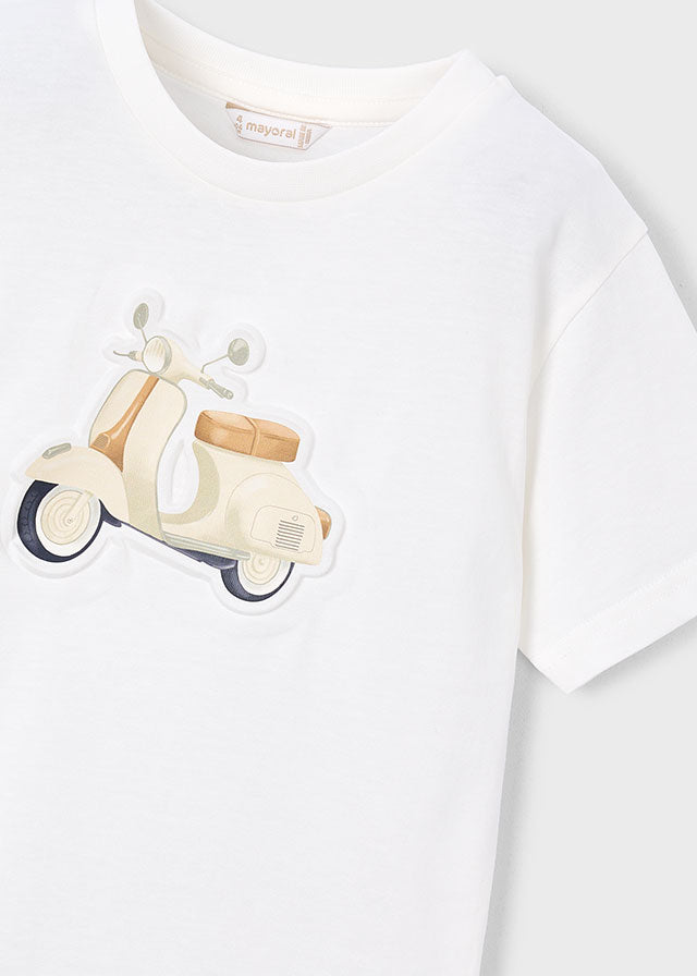 T´shirt embossed vespa - mayoral - Mini Menino - SS26-3059