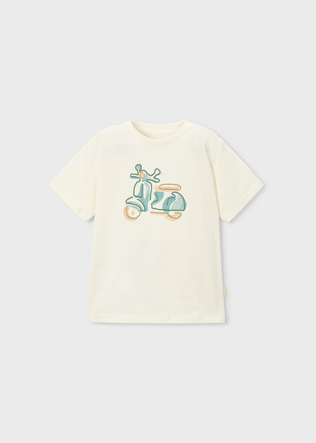 Camiseta m/curta bordada - mayoral - Mini Menino - SS26-3060