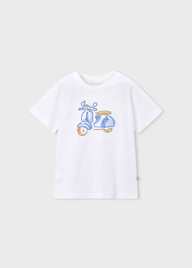 Camiseta m/curta bordada - mayoral - Mini Menino - SS26-3060
