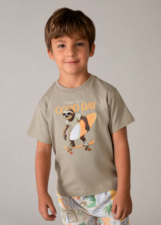 T´shirt "good day" - mayoral - Mini Menino - SS26-3064
