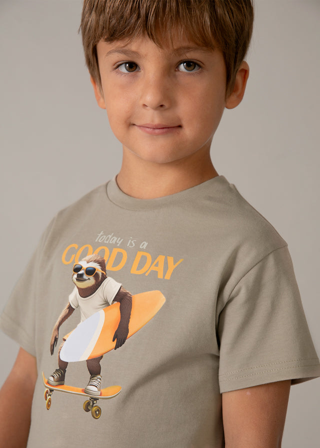 T´shirt "good day" - mayoral - Mini Menino - SS26-3064
