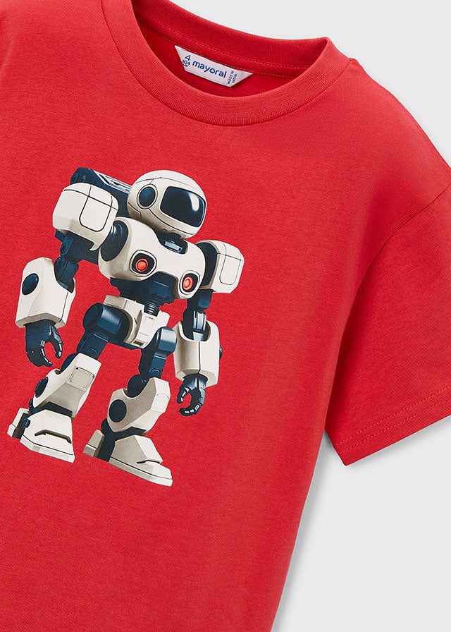 camiseta m/curta robot - mayoral - Mini Menino - SS26-3066