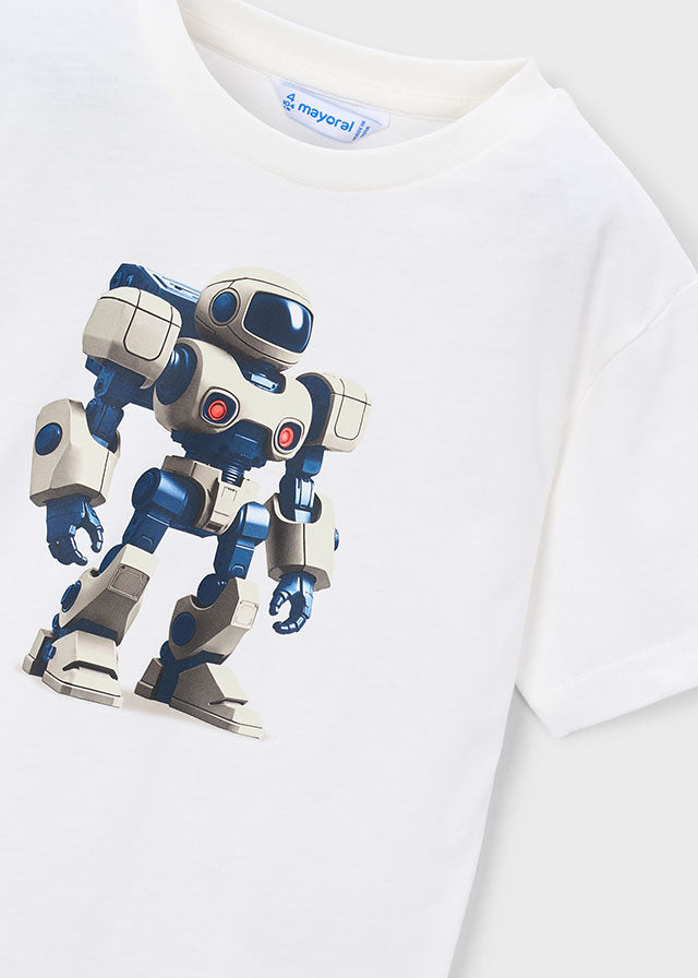 camiseta m/curta robot - mayoral - Mini Menino - SS26-3066
