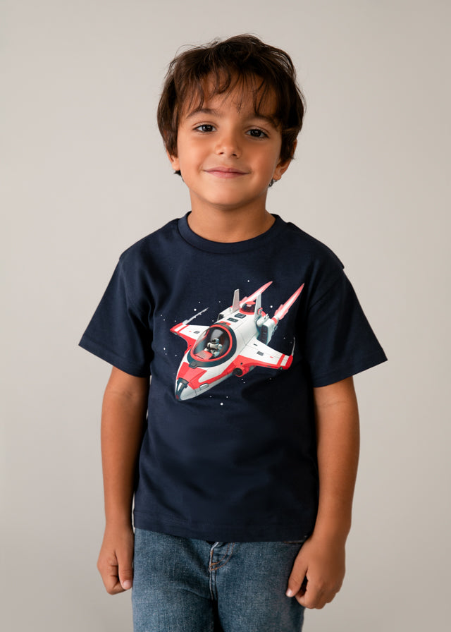 T´shirt nave - mayoral - Mini Menino - SS26-3067