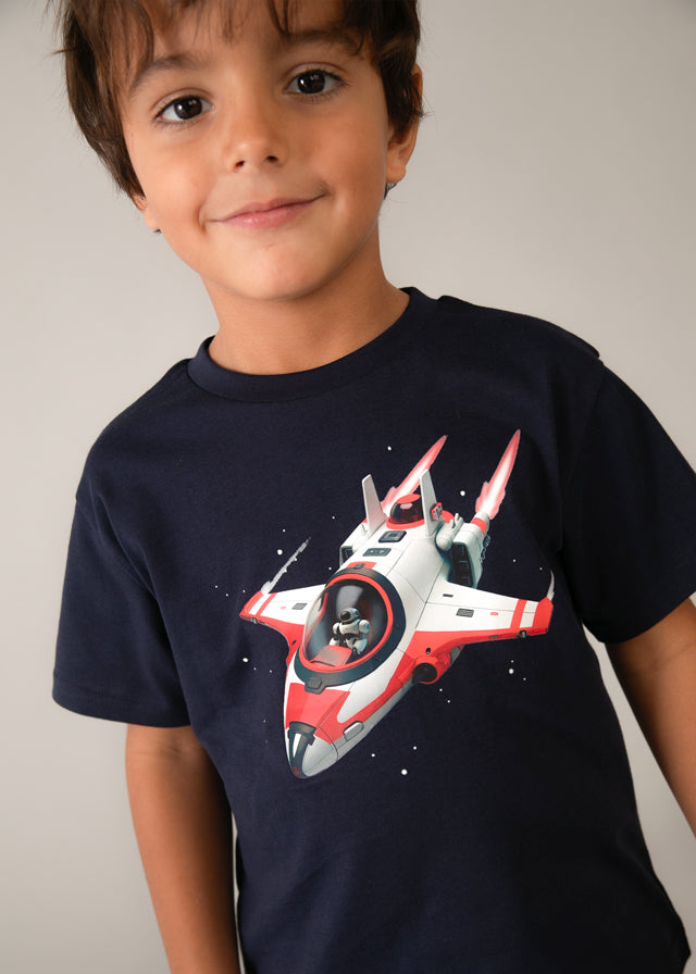 T´shirt nave - mayoral - Mini Menino - SS26-3067