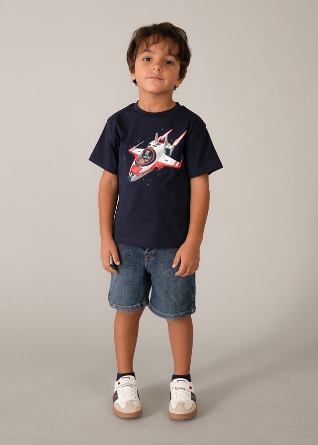 T´shirt nave - mayoral - Mini Menino - SS26-3067
