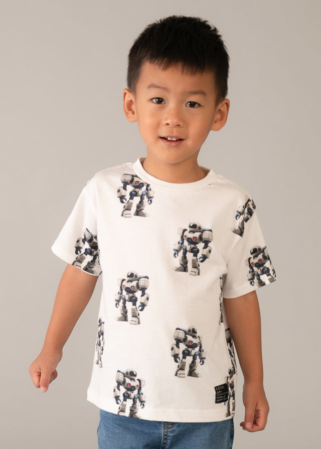 Camiseta estampada - mayoral - Mini Menino - SS26-3068