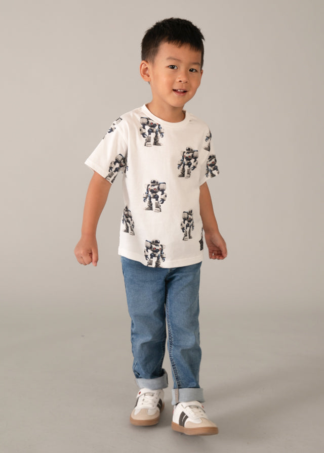 Camiseta estampada - mayoral - Mini Menino - SS26-3068