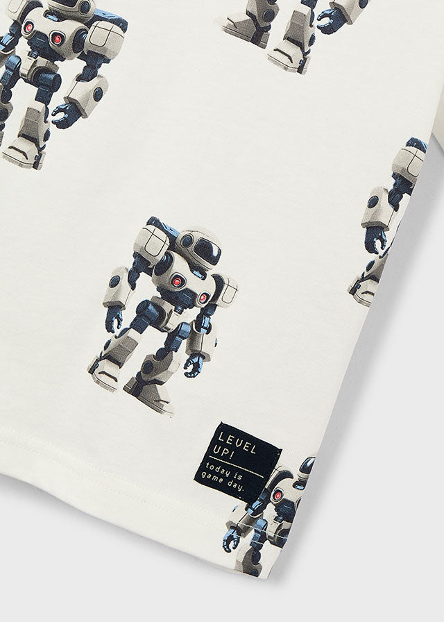 Camiseta estampada - mayoral - Mini Menino - SS26-3068