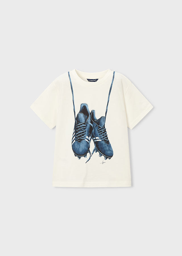 Camiseta m/curta sapatilhas - mayoral - Mini Menino - SS26-3075