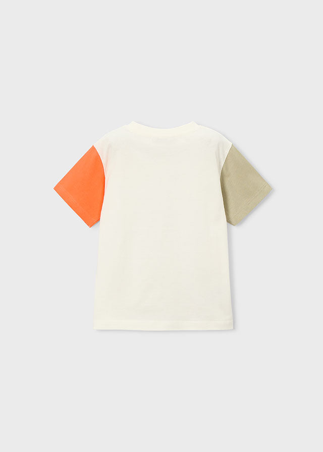 Camiseta combinada - mayoral - Mini Menino - SS26-3076
