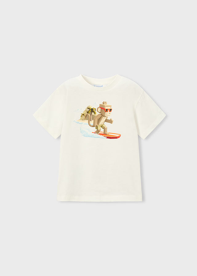 T´shirt macaco -surf - mayoral - Mini Menino - SS26-3077