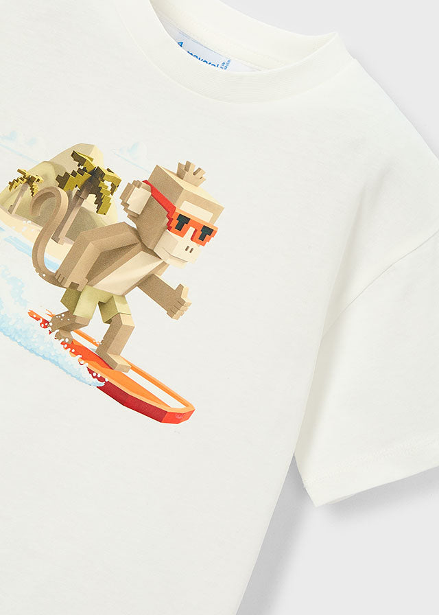 T´shirt macaco -surf - mayoral - Mini Menino - SS26-3077