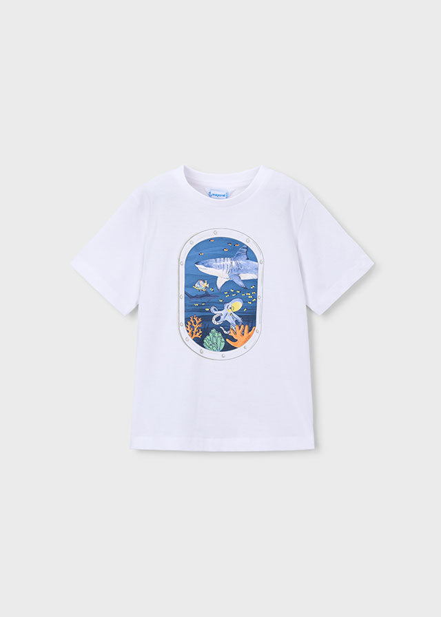 T´shirt escotilha / mar - mayoral - Mini Menino - SS26-3079