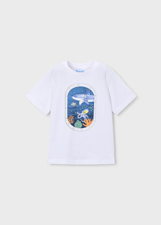 T´shirt escotilha / mar - mayoral - Mini Menino - SS26-3079