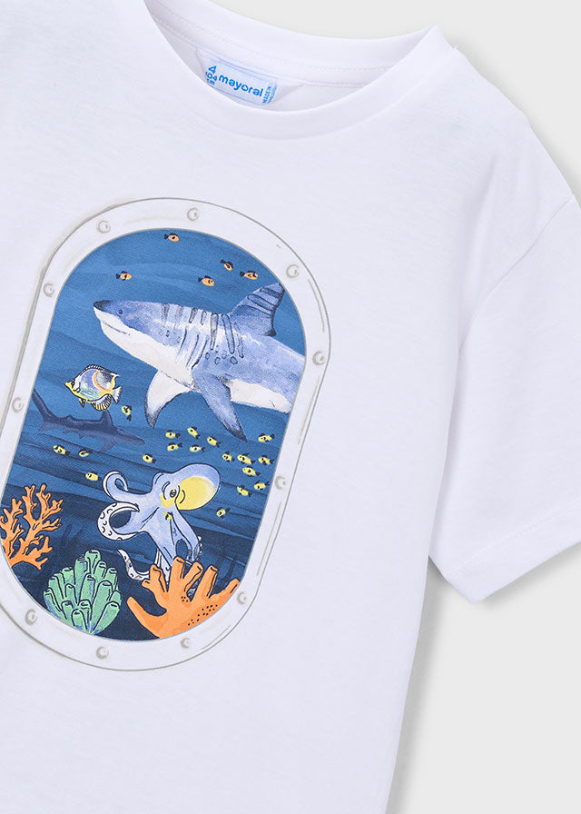 T´shirt escotilha / mar - mayoral - Mini Menino - SS26-3079