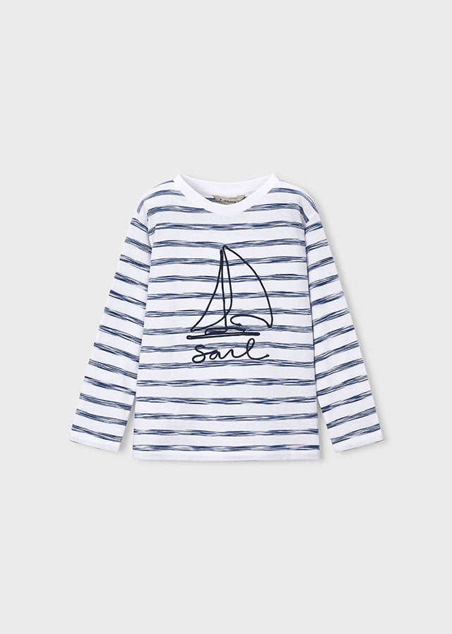 Long sleeve riscas - mayoral - Mini Menino - SS26-3083