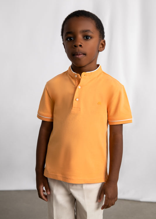 Polo m/curta gola mao - mayoral - Mini Menino - SS26-3102