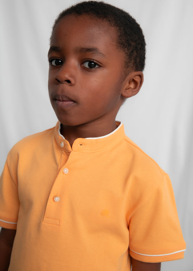 Polo m/curta gola mao - mayoral - Mini Menino - SS26-3102