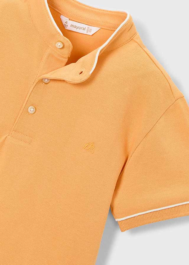 Polo m/curta gola mao - mayoral - Mini Menino - SS26-3102