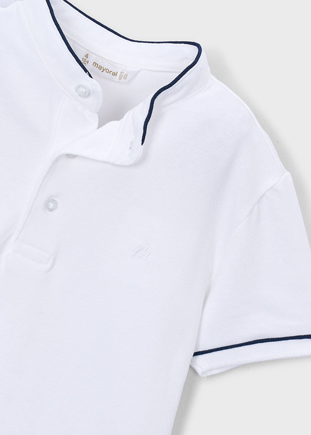 Polo m/curta gola mao - mayoral - Mini Menino - SS26-3102