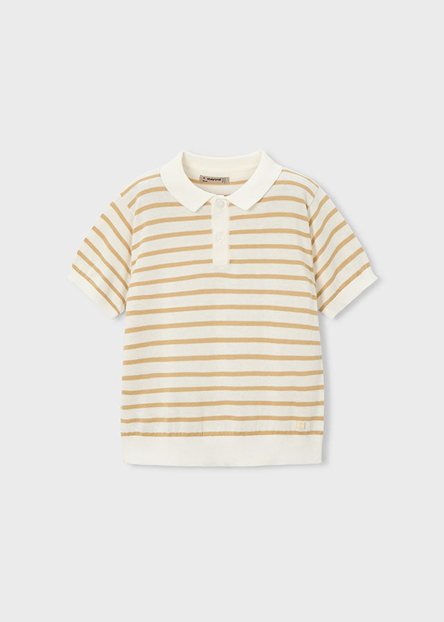 Polo m/curta tricô - mayoral - Mini Menino - SS26-3106