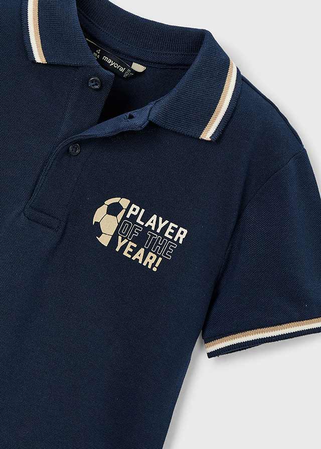Polo m/curta print costas - mayoral - Mini Menino - SS26-3108
