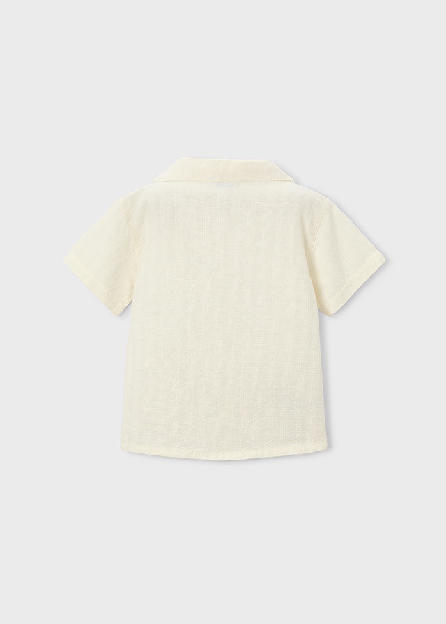 Camisa m/curta bordados - mayoral - Mini Menino - SS26-3114