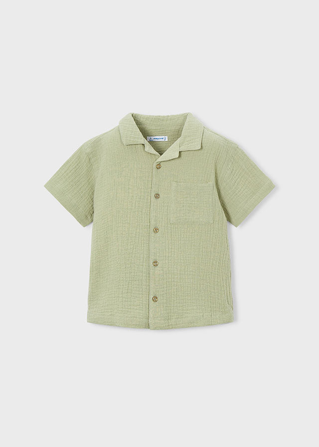 Camisa m/c bambula - mayoral - Mini Menino - SS26-3116