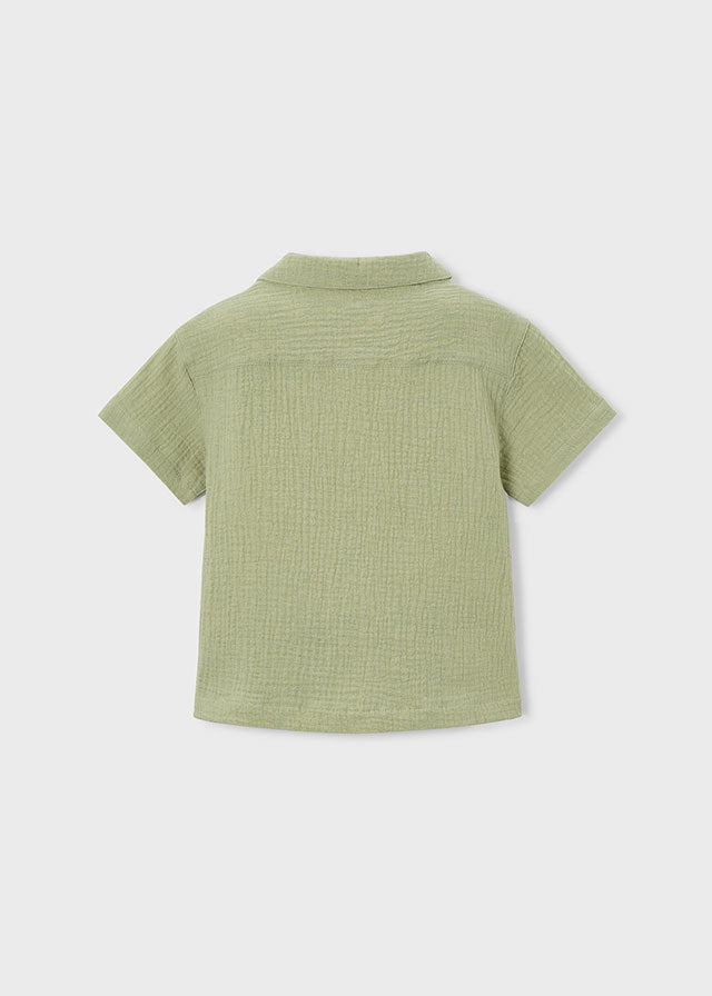 Camisa m/c bambula - mayoral - Mini Menino - SS26-3116