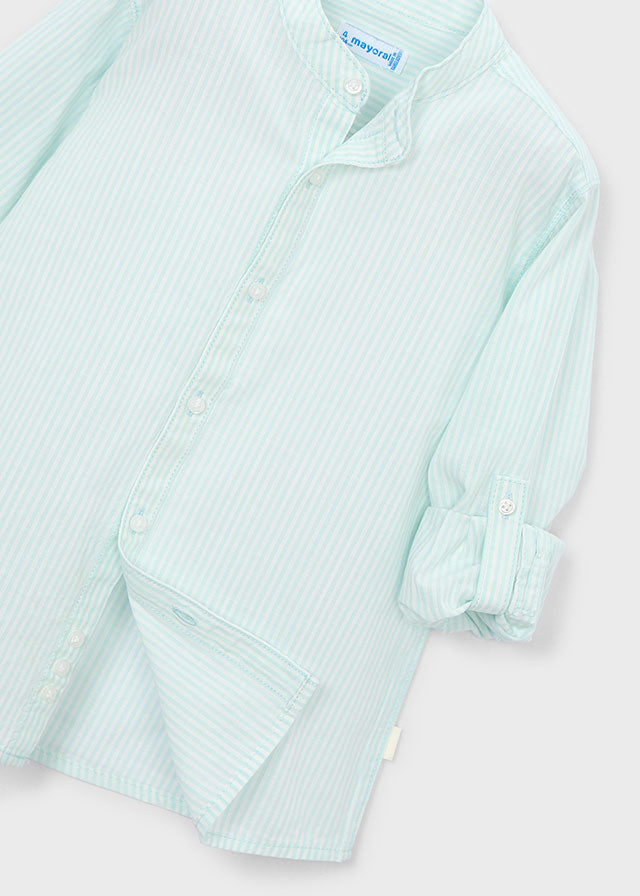 Camisa m/comp. riscas - mayoral - Mini Menino - SS26-3121