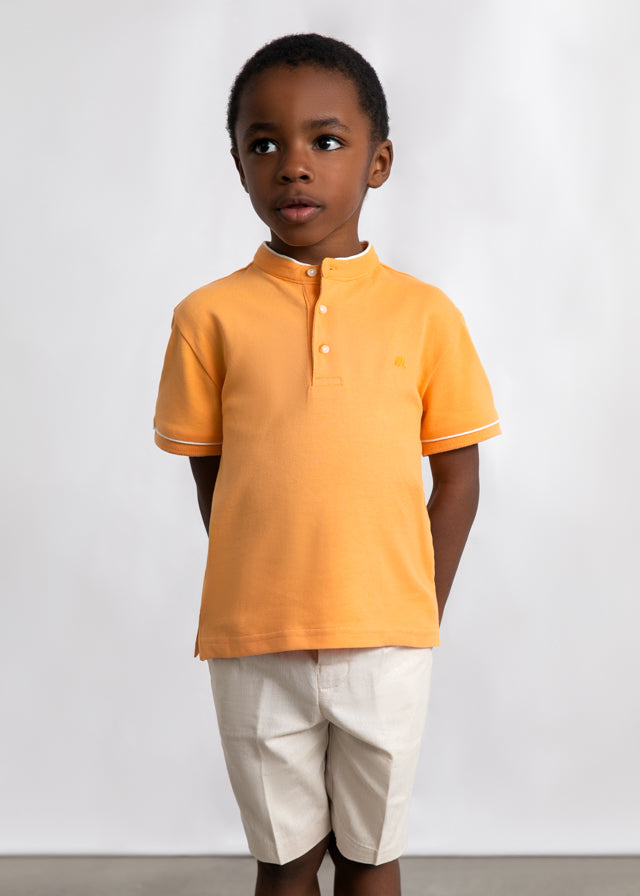 Calção linho suiting - mayoral - Mini Menino - SS26-3201