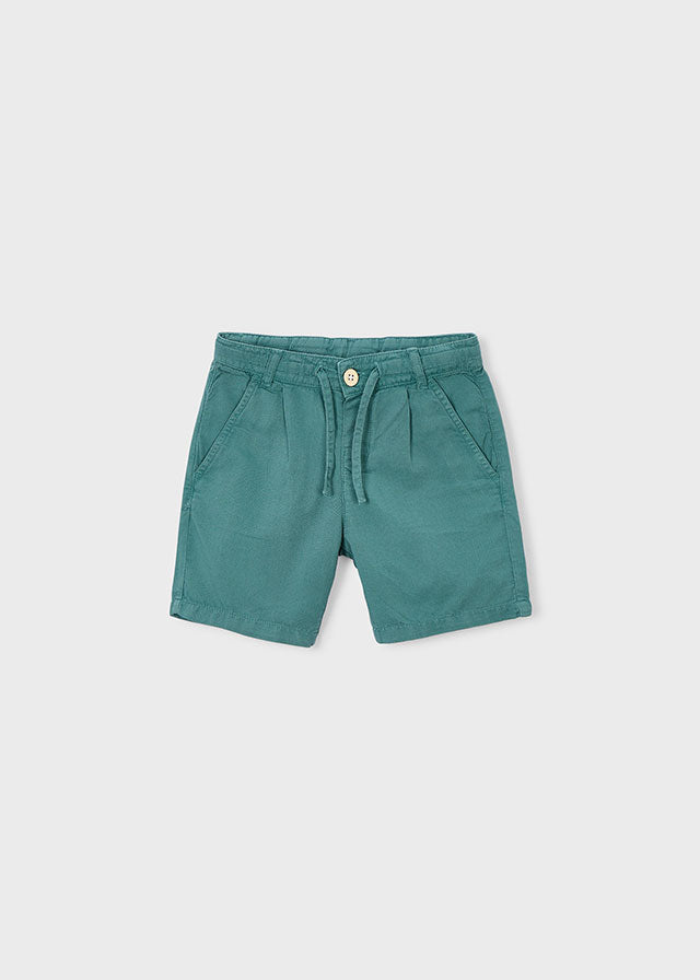 Bermuda linho relaxed - mayoral - Mini Menino - SS26-3202