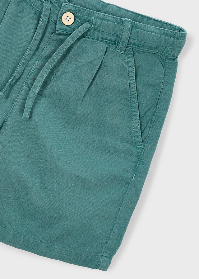 Bermuda linho relaxed - mayoral - Mini Menino - SS26-3202