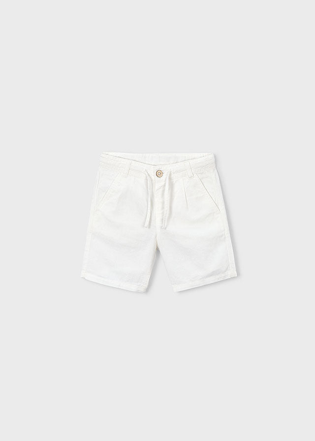 Bermuda linho relaxed - mayoral - Mini Menino - SS26-3202