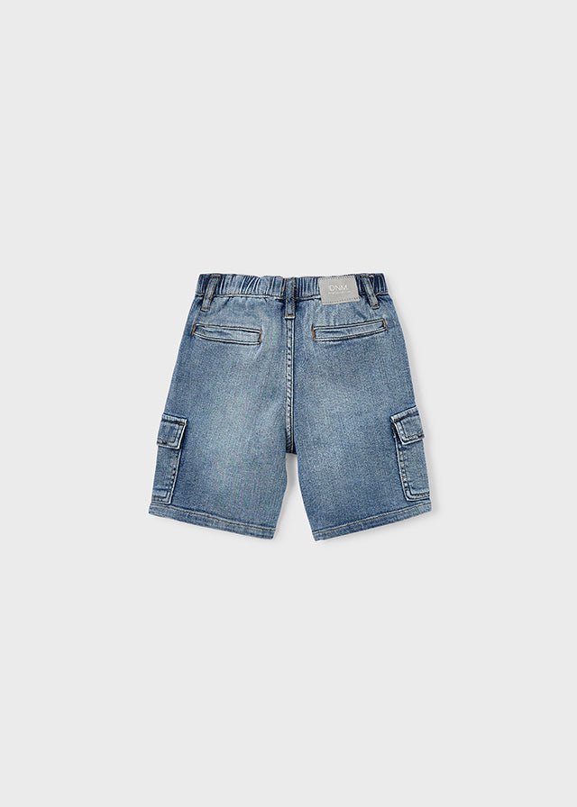 Bermuda jeans super cargo - mayoral - Mini Menino - SS26-3206