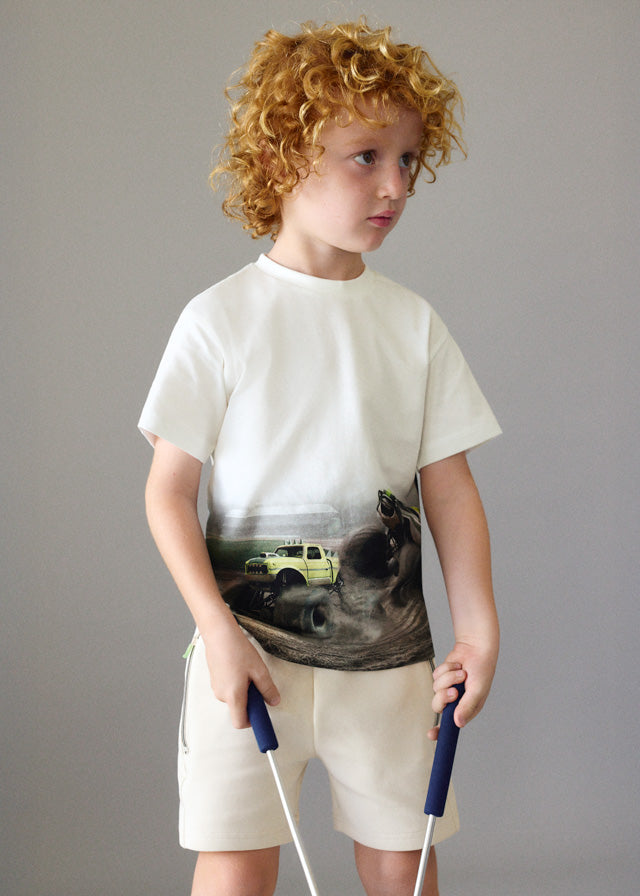 Bermuda fechos - mayoral - Mini Menino - SS26-3209