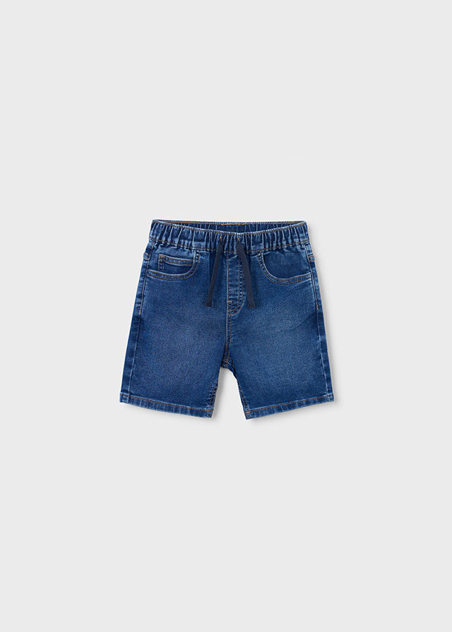 Bermuda soft denim jogger - mayoral - Mini Menino - SS26-3210