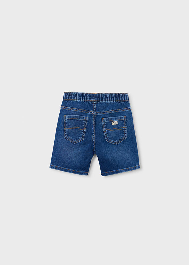 Bermuda soft denim jogger - mayoral - Mini Menino - SS26-3210
