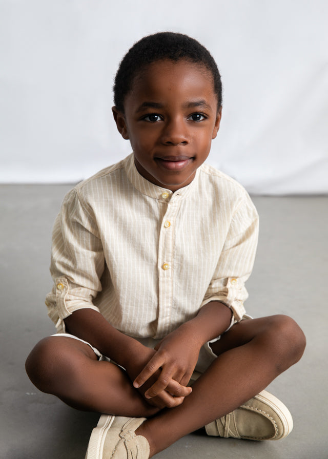 Conj. bermuda linho suiting. - mayoral - Mini Menino - SS26-3216