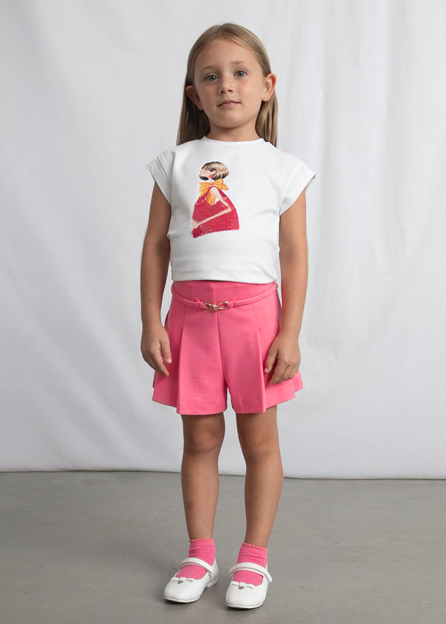 Calção ponto roma - mayoral - Mini Menina - SS26-3220