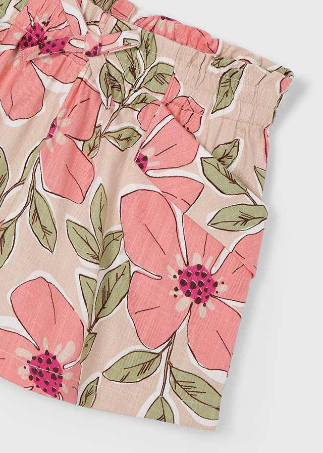 Calção estampado - mayoral - Mini Menina - SS26-3221
