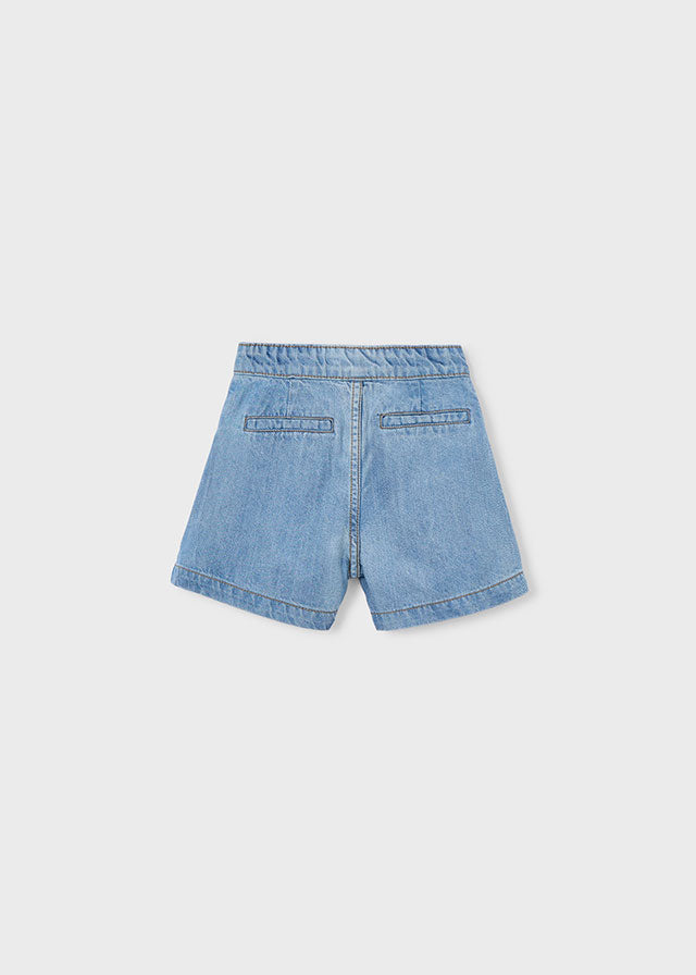 Bermuda denim fluida - mayoral - Mini Menina - SS26-3224