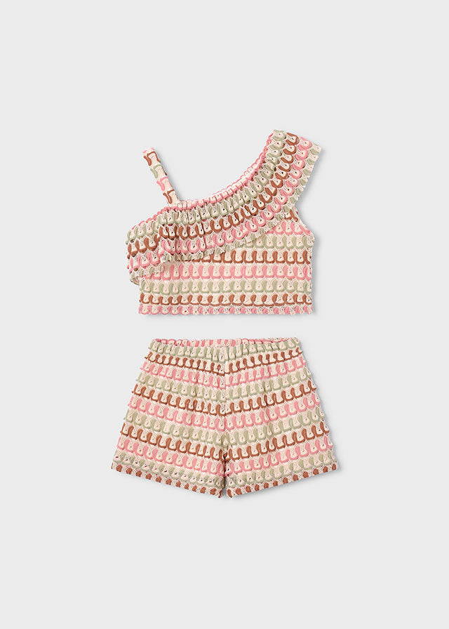 Conj. short fantasia - mayoral - Mini Menina - SS26-3225