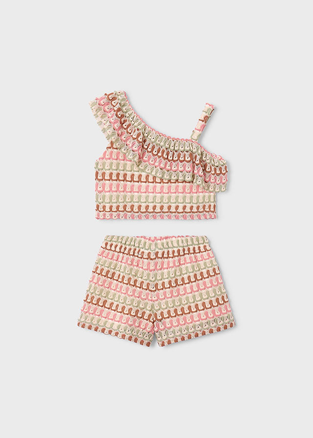 Conj. short fantasia - mayoral - Mini Menina - SS26-3225