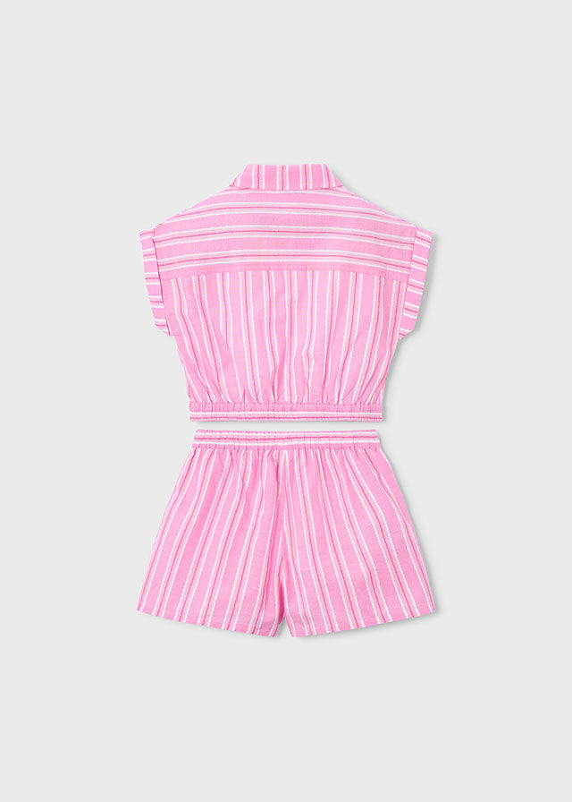 Conj. short riscas - mayoral - Mini Menina - SS26-3226