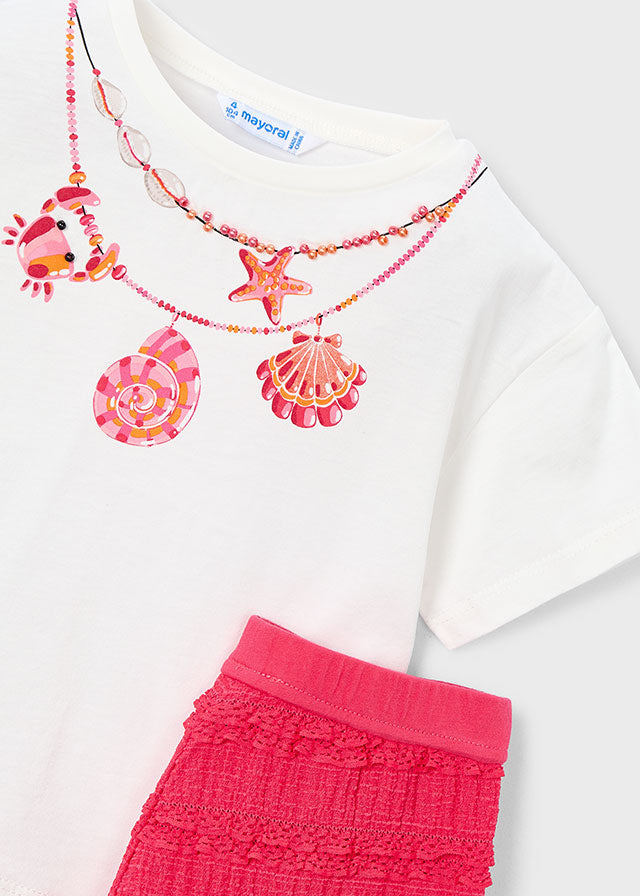 Conj. short fantasia - mayoral - Mini Menina - SS26-3231