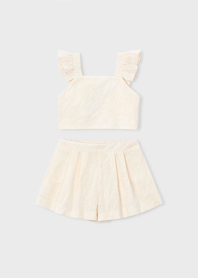 Conj. bermuda - mayoral - Mini Menina - SS26-3235