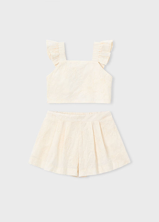 Conj. bermuda - mayoral - Mini Menina - SS26-3235