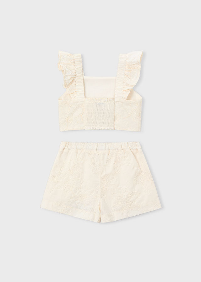 Conj. bermuda - mayoral - Mini Menina - SS26-3235